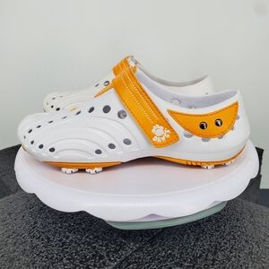NWT Dawgs Golf Spirit Shoes Women's Size 6 White Orange Lightweight